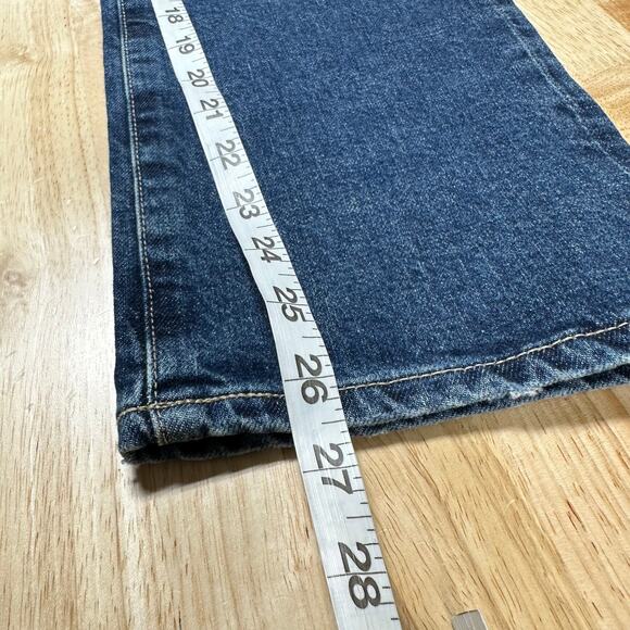 AG Adriano Goldschmied NWT Blue Kinsley High-Rise Pop Crop Denim Jeans Size 23 - Picture 12 of 12